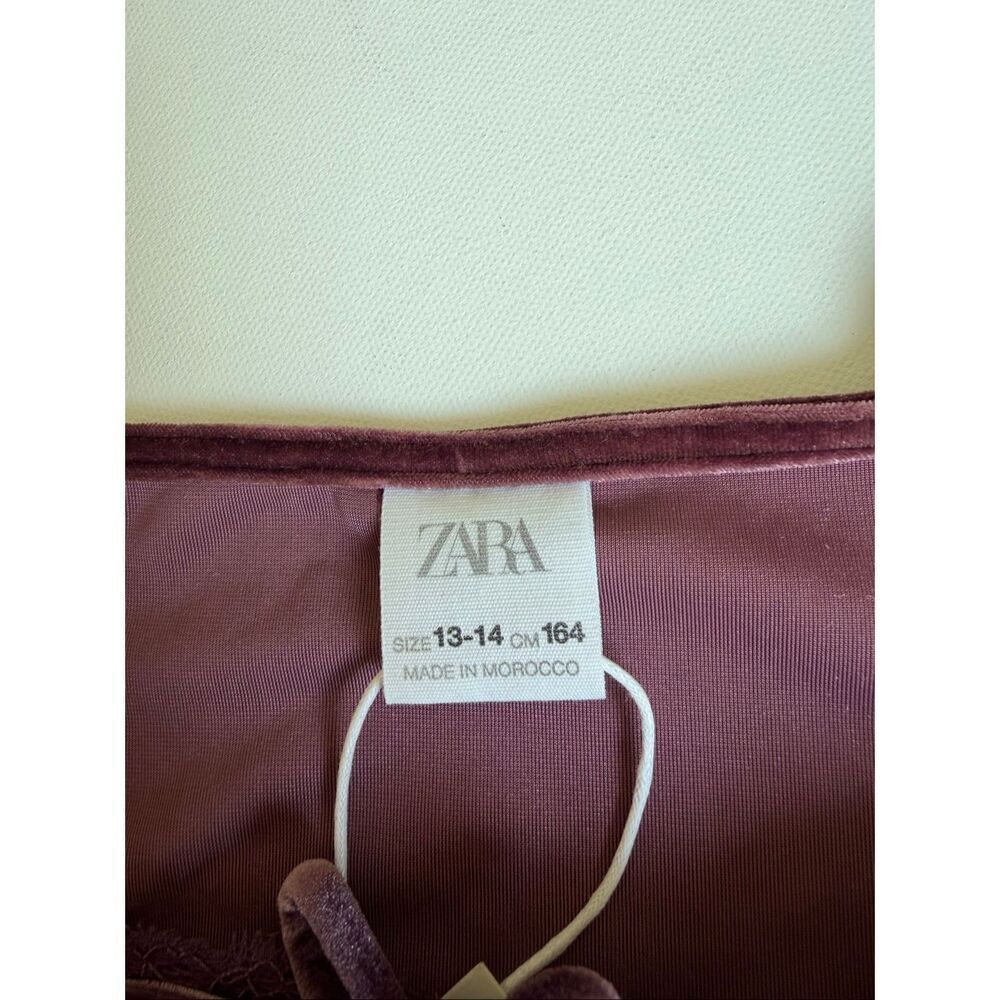 Zara New Girls Bodysuit Girl’s size 13-14 - Picture 2 of 4